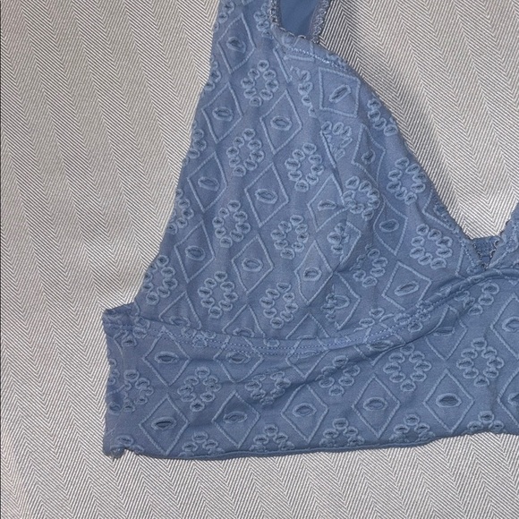 Adore Me Blue Lace Bralette with Wide Straps - Picture 6 of 6